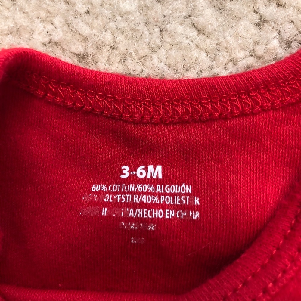 Red onesie - Picture 2 of 2